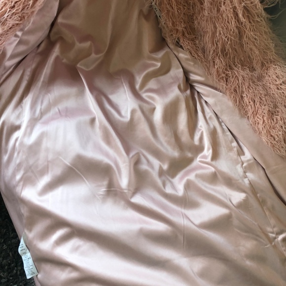 HOUSE OF CB FELICITA BLUSH COAT SIZE XS - Picture 6 of 8